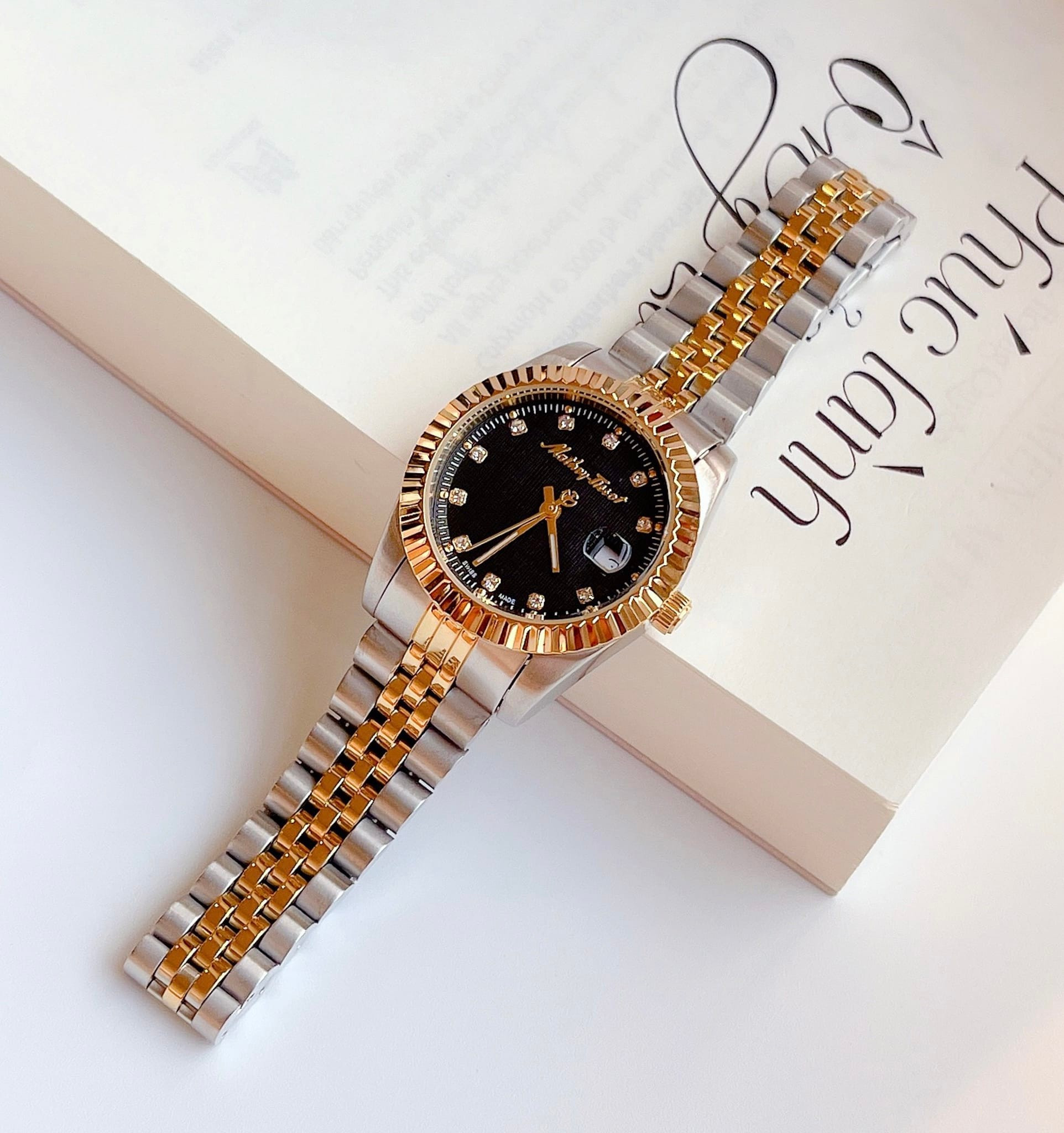 Đồng hồ nữ Mathey Tissot mạ vàng PVD
