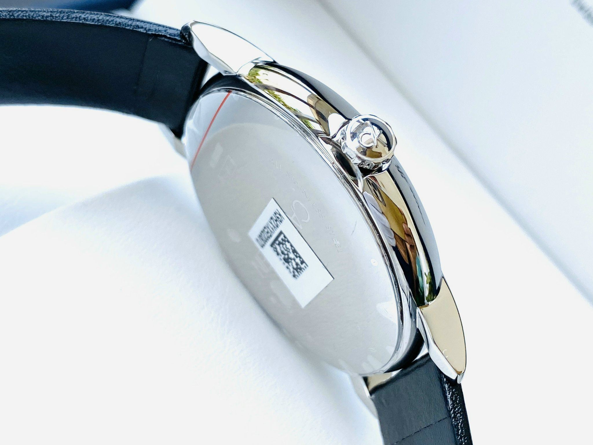Đồng hồ nam Calvin Klein Established K9H2X1CN mặt xanh dương.