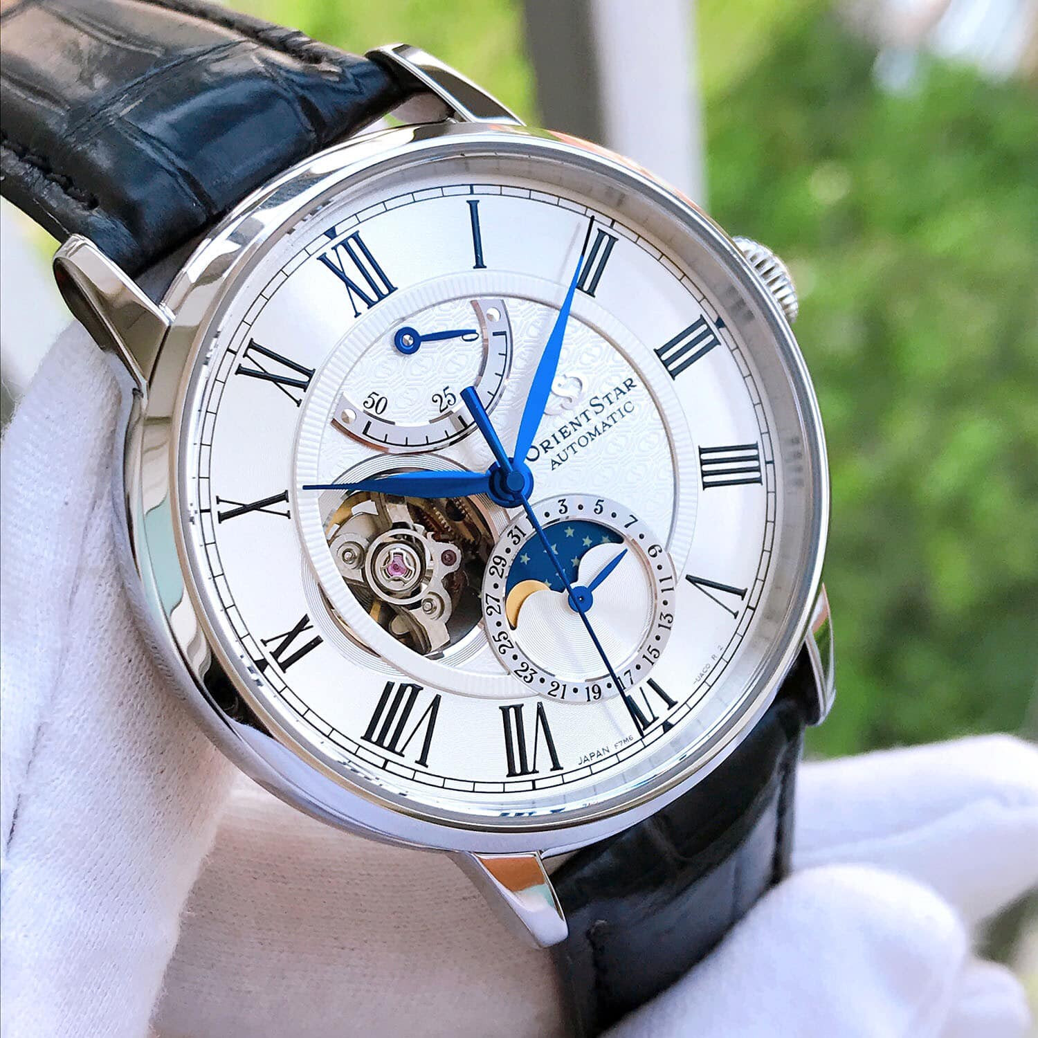 Đồng hồ nam Orient Star Moonphase RK-AY0101S (RE-AY0106S00B)