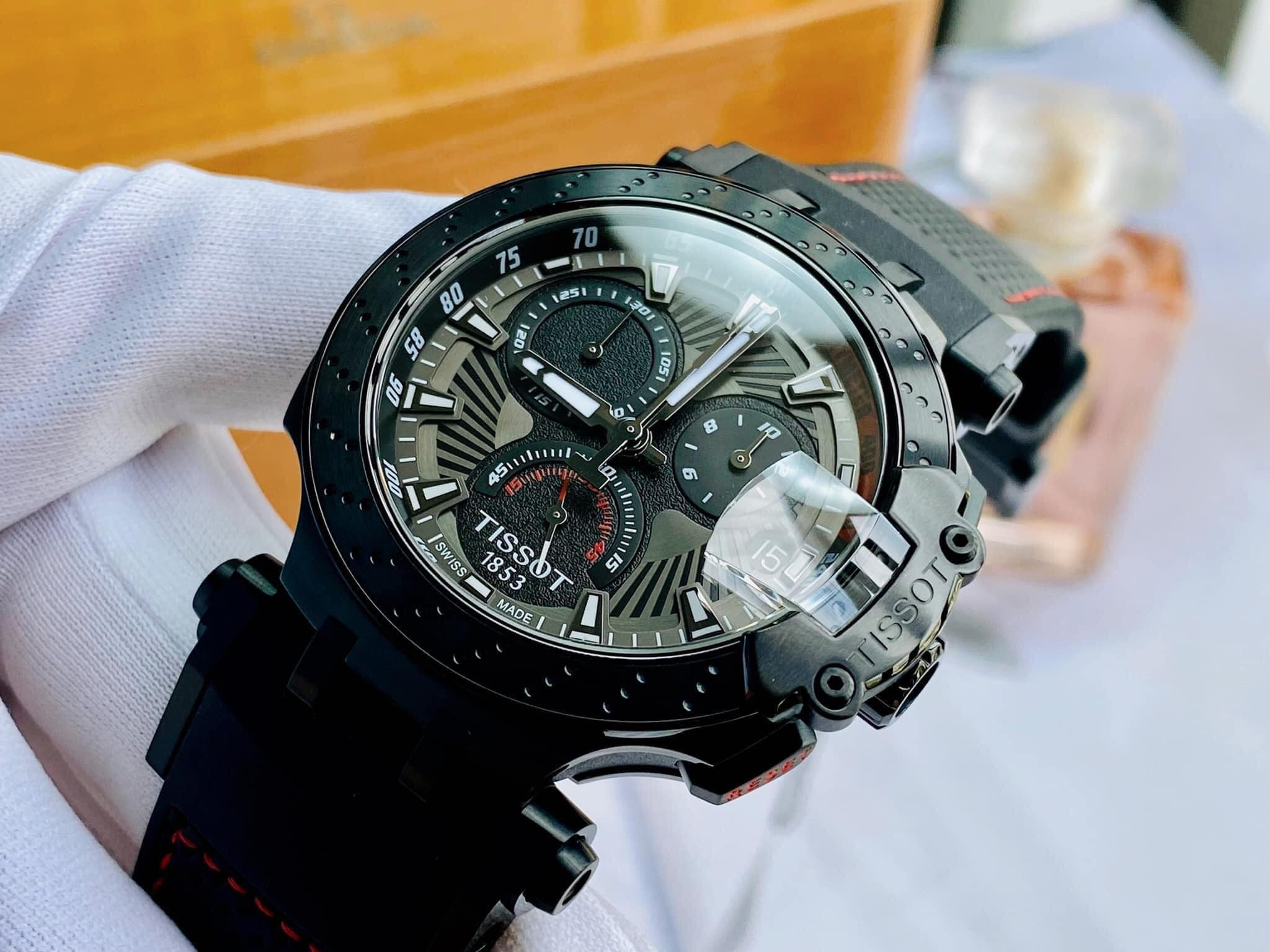 Đồng hồ nam TISSOT T-Race Chronograph Quartz White Dial Men's Watch T115.417.27.011.00