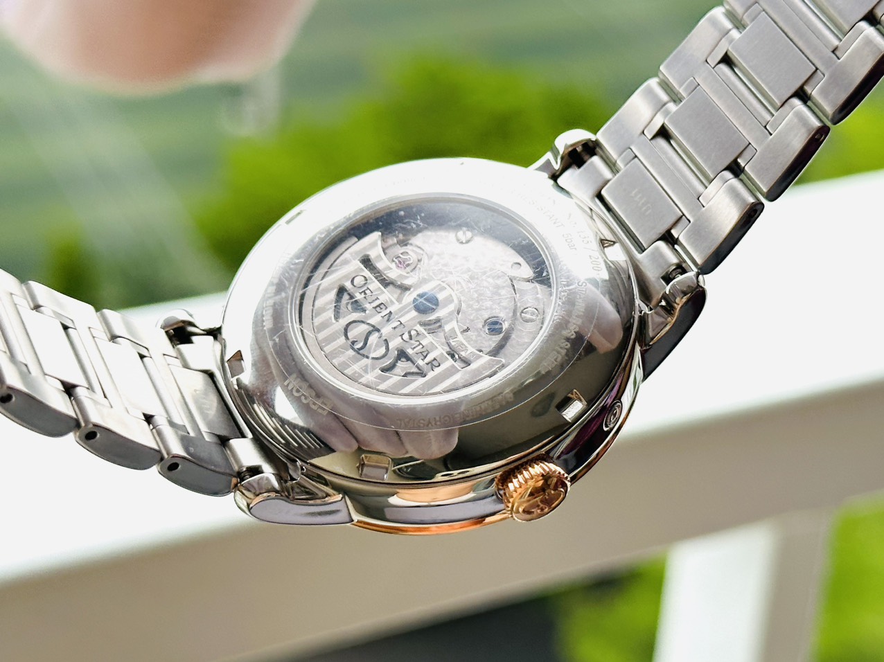Đồng hồ nam Orient Star Mechanical Moon Phase Classic RK-AM0010L