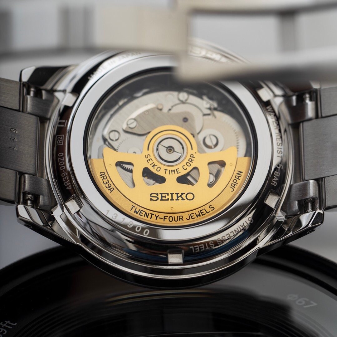 Đồng hồ nam Seiko Presage Style 60's Open Heart Cream Dial Automatic:  SSA423J Men's Watch