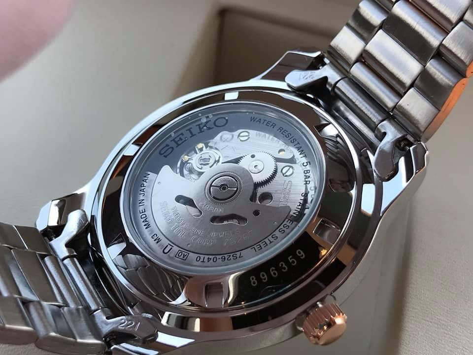 Đồng hồ nam Seiko Automatic SNKP18J1 bản nội địa.