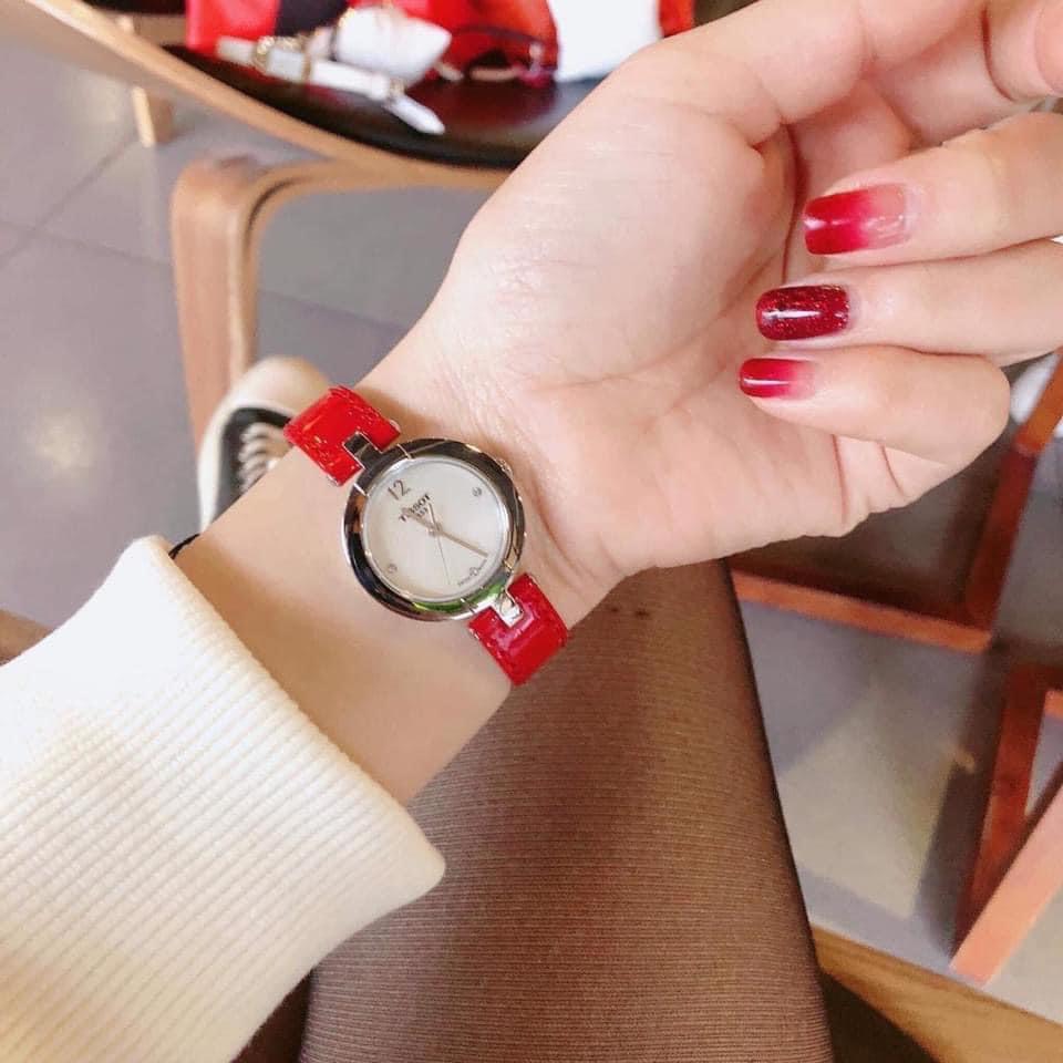 Đồng hồ nữ Tissot đỏ Pinky 