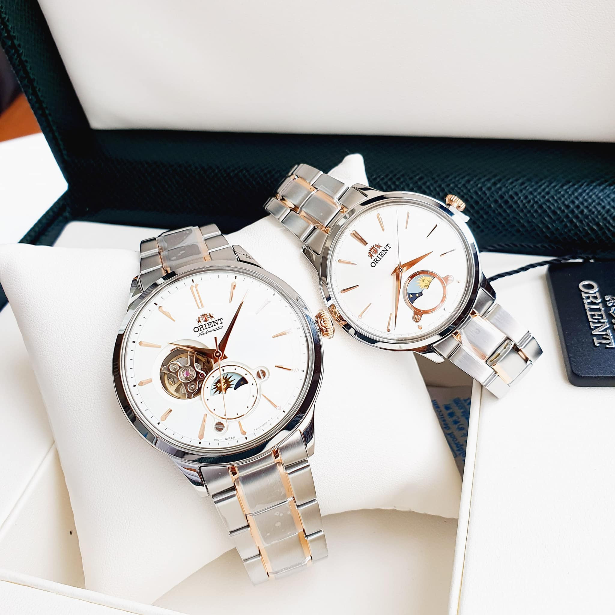 Đồng hồ cặp Orient Automatic RA-AS0101S10B và RA KB0001S10B New Model 2021