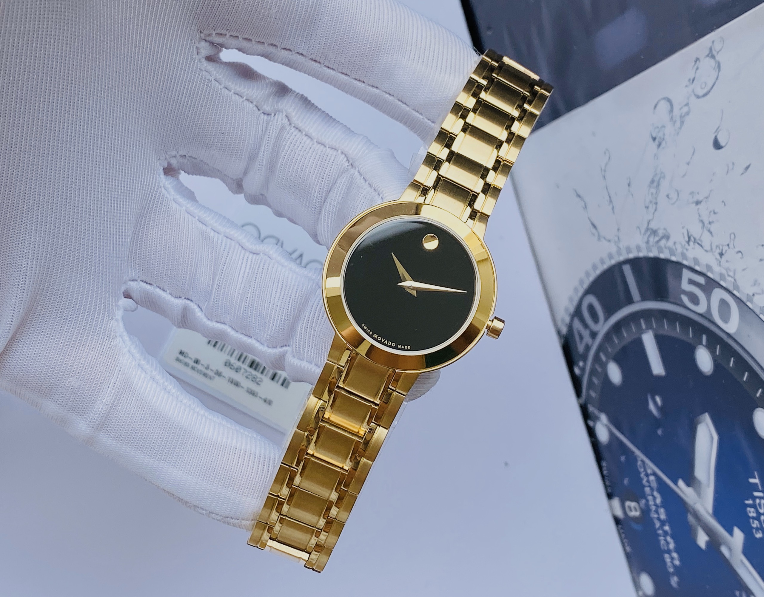 Đồng hồ nữ Movado 0607282 Women's Stiri Black Quartz Watch