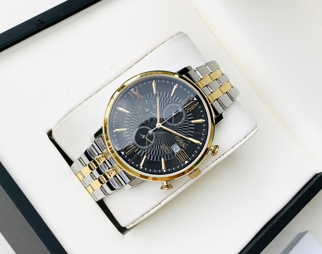 Đồng hồ nam Citizen Chronograph Demi Gold AN3616-75E
