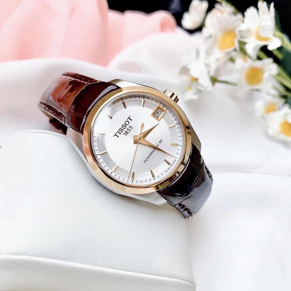 Đồng hồ xách tay nữ Tissot Couturier Powermatic 80 T035.207.26.031.00 (T0352072603100) 