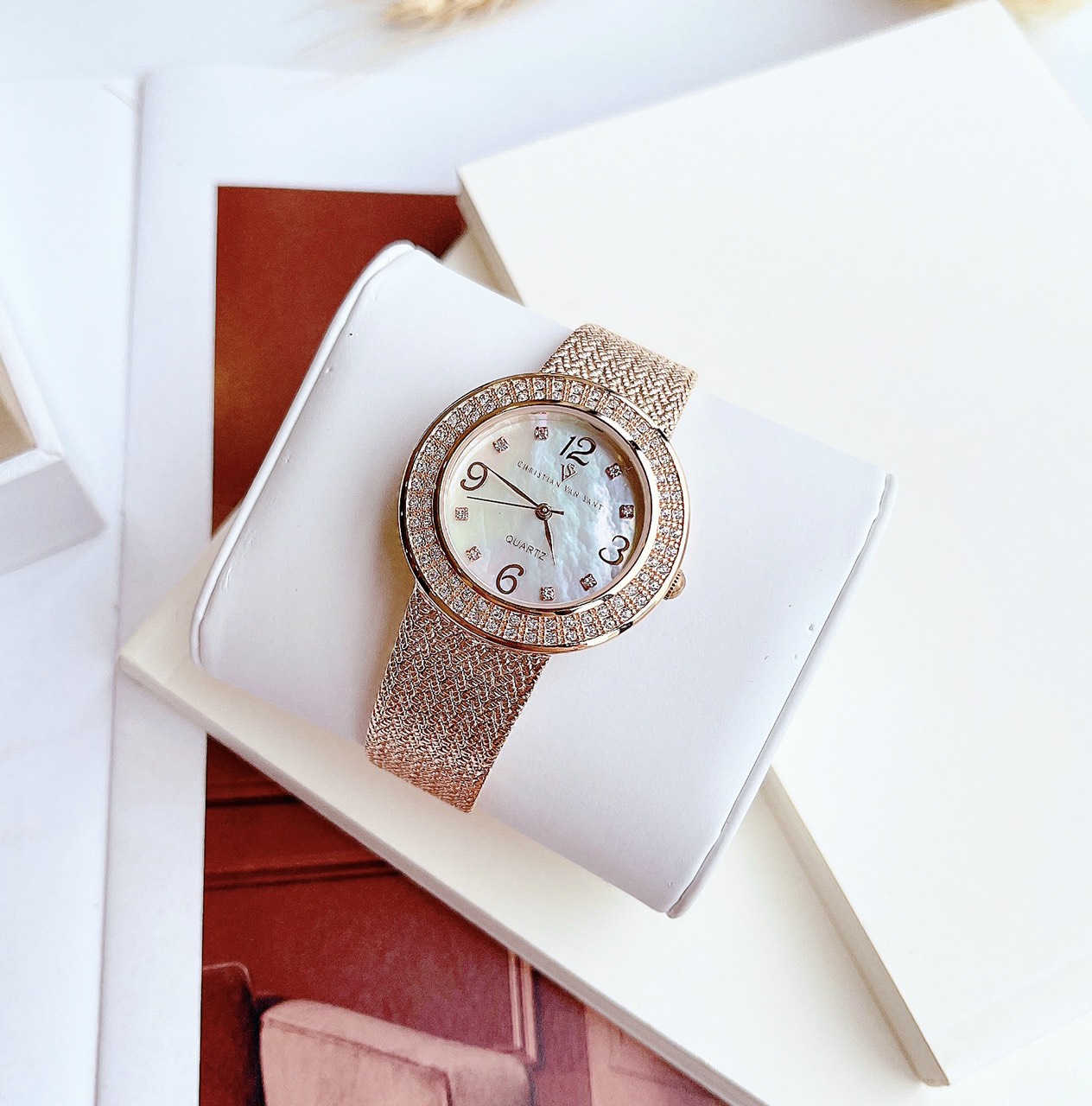 Đồng hồ nữ Christian Van Sant women's Eclat CV8802 siêu xinh