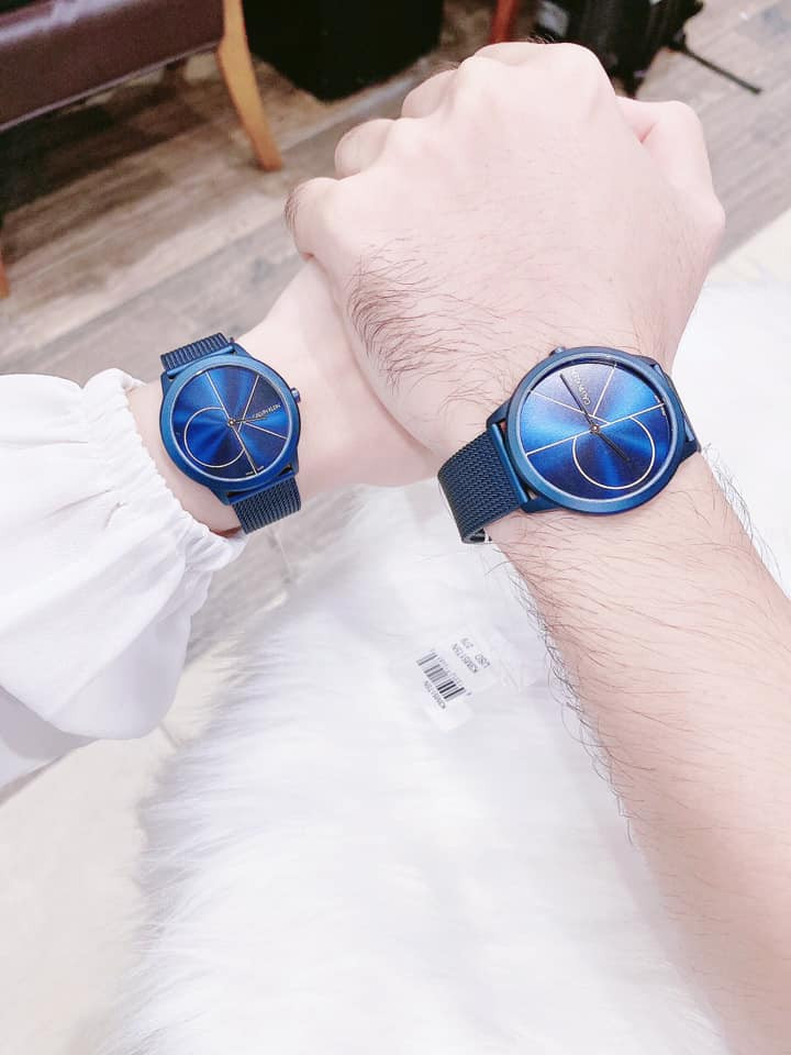 Đồng hồ cặp Calvin Klein #K3M51T5N/K3M52T5N Minimal
