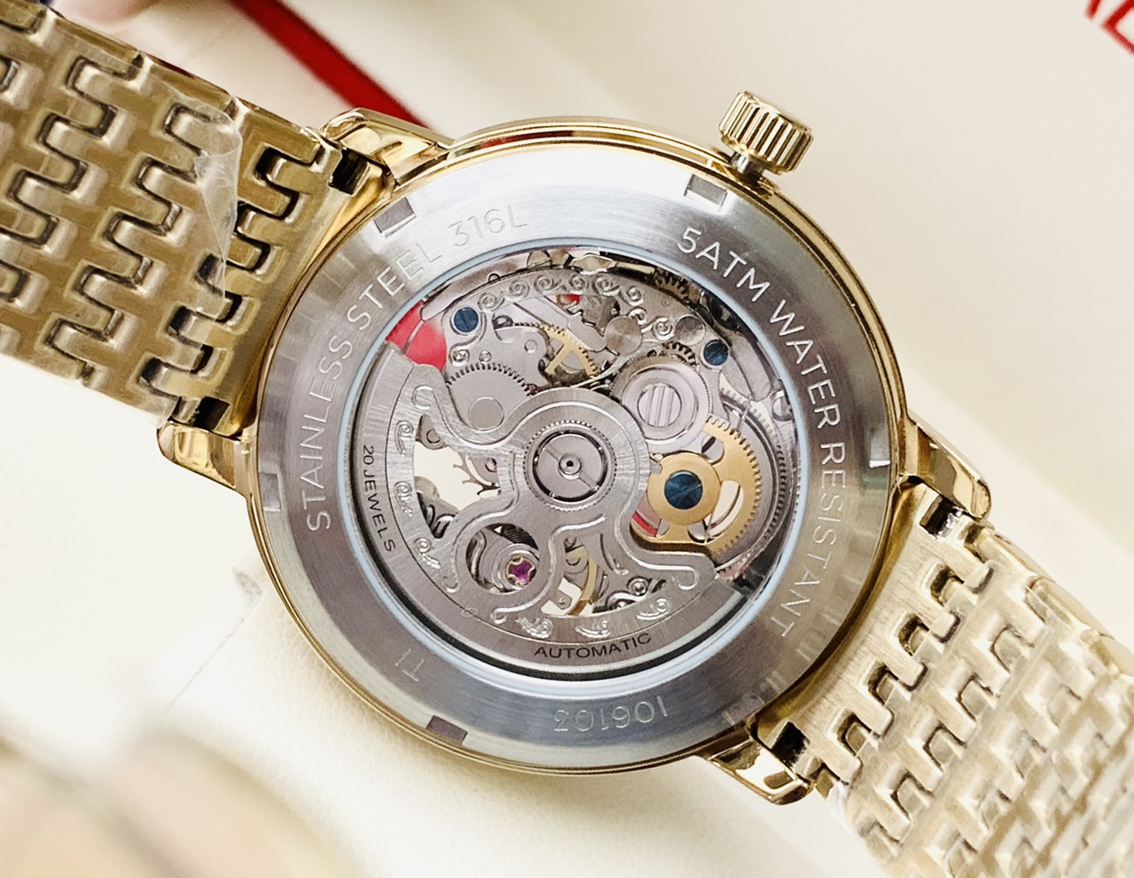 Đồng hồ nữ Ingersoll Skeleton Automatic I06103